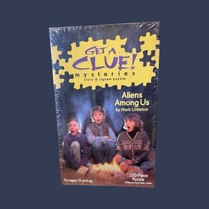 NEW 1997 Get A Clue Mysteries 'Aliens Among Us’ Story 250 Piece Puzzle Sealed